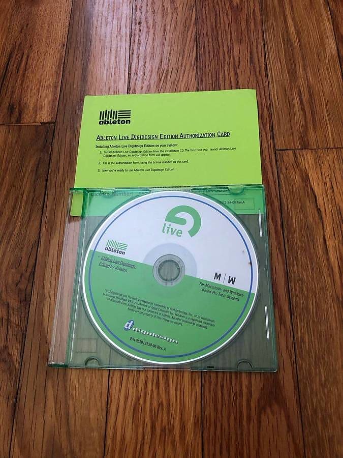 Ableton Live 4 Install Disc with Serial Key