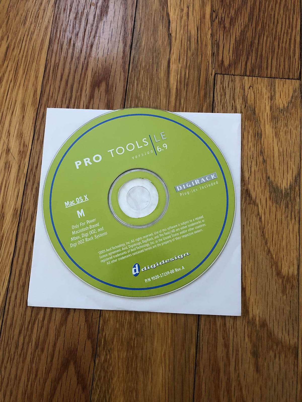 Protools 6 Original Install Disc with Serial Key